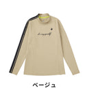 ベストスポーツ le coq sportif（ルコックスポルティフ）製品。le coq sportif RIJOUME アシンメトリーフロントロゴ長袖モックネックシャツ 23FW QGWWJB21