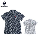 ベストスポーツ Le coq sportif（ルコックスポルティフ）製品。Le coq sportif ストレッチフォーサー 手書きロゴ柄半袖シャツ 24SS QGWXJA18