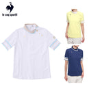 ベストスポーツ le coq sportif（ルコックスポルティフ）製品。le coq sportif RIJOUME SUNSCREEN STRETCH FORCER 変形襟五分丈シャツ 24SS QGWXJA28