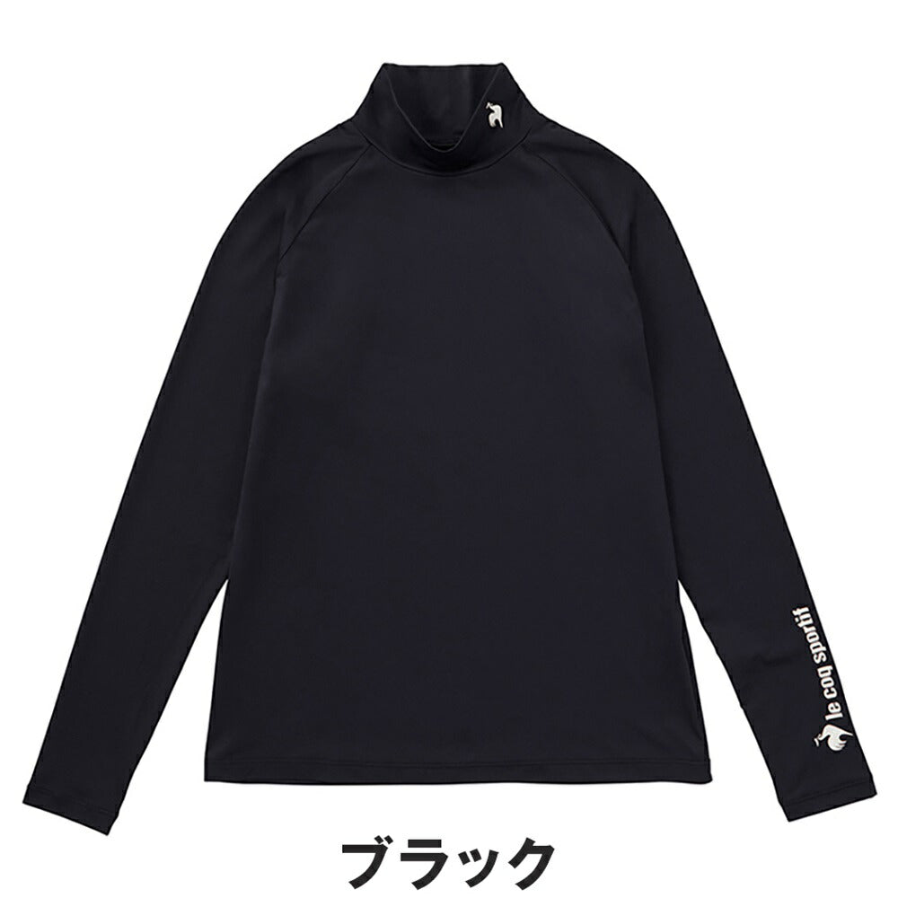 新品☞値下！ジーフォアゴルフ【黒／M】速乾性　ハイネック背中リボン 新品☞ジーフォアゴルフ【黒／M】速乾性 ハイネック背中リボン
