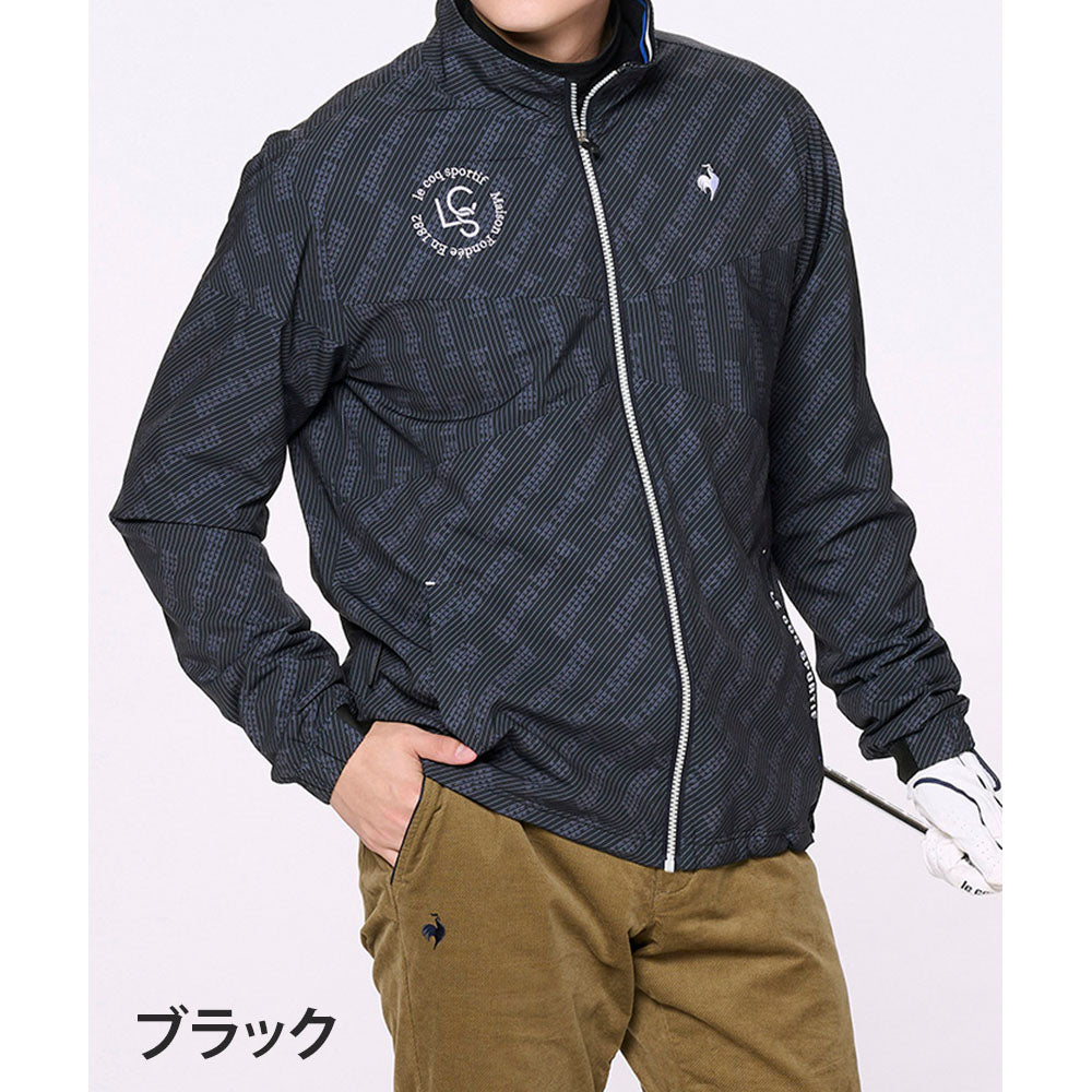 正規店仕入れの Le プリント柄3層ジャケット ストレッチフォーサー sportif coq メンズウェア