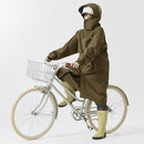 ベストスポーツ LOGOS（ロゴス）製品。LOGOS LOGOS by LIPNER サイクルレインコート(オリーブ・S) 35102384