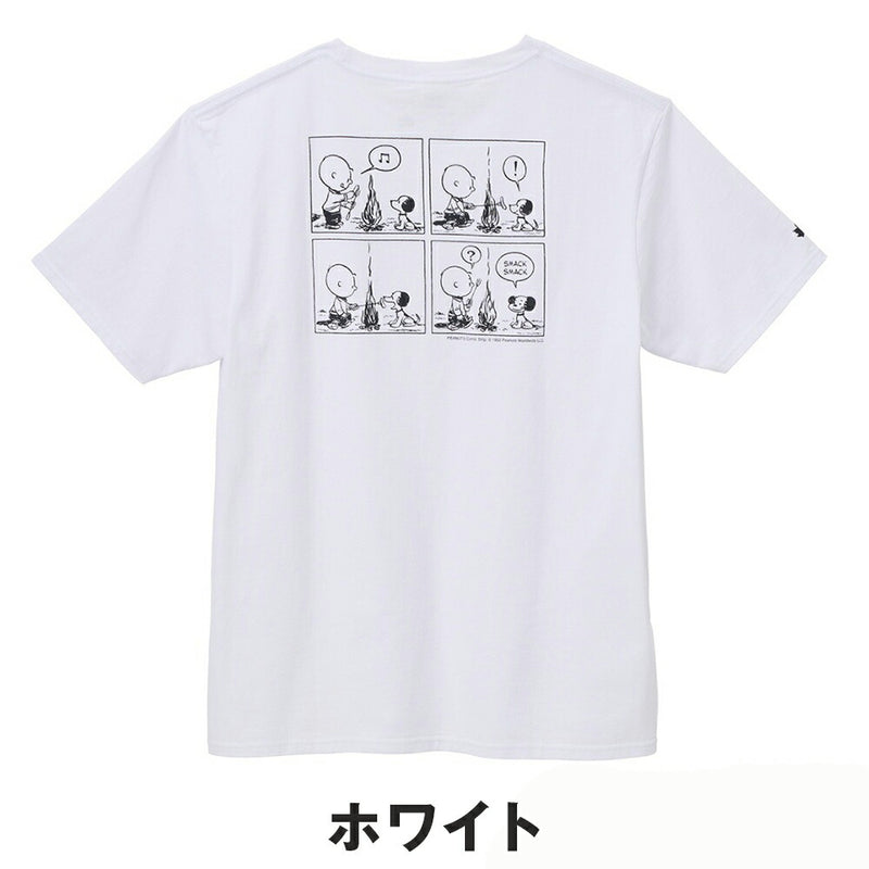 ベストスポーツ LOGOS（ロゴス）製品。LOGOS SNOOPY(PEANUTS 75years) Tシャツ-BE(ホワイト・L) 37500102