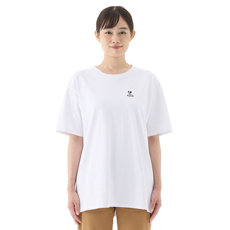 ベストスポーツ LOGOS（ロゴス）製品。LOGOS SNOOPY(PEANUTS 75years) Tシャツ-BE(ホワイト・L) 37500102