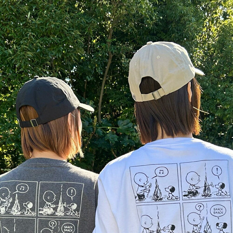 ベストスポーツ LOGOS（ロゴス）製品。LOGOS SNOOPY(PEANUTS 75years) CAP(ブラック) 37500209