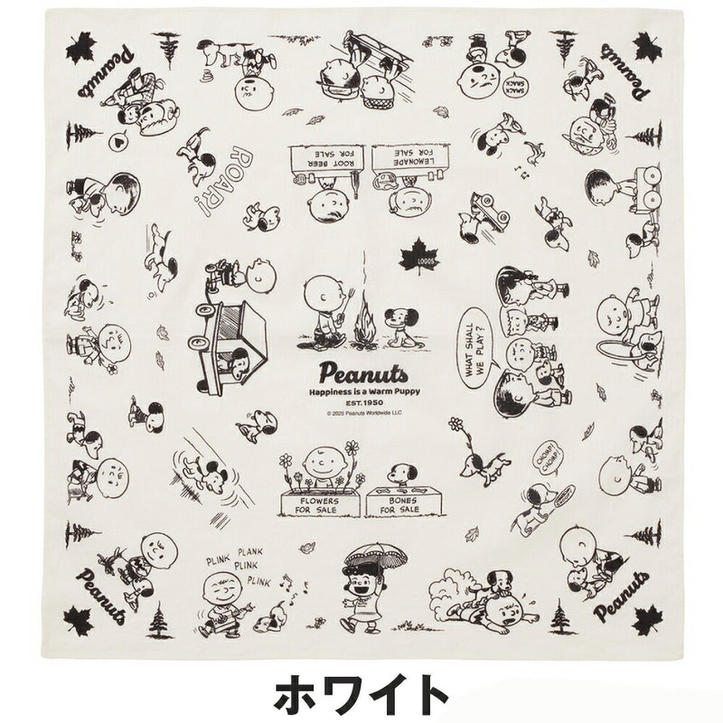 ベストスポーツ LOGOS（ロゴス）製品。LOGOS SNOOPY(PEANUTS 75years) バンダナ(イエロー) 37500329