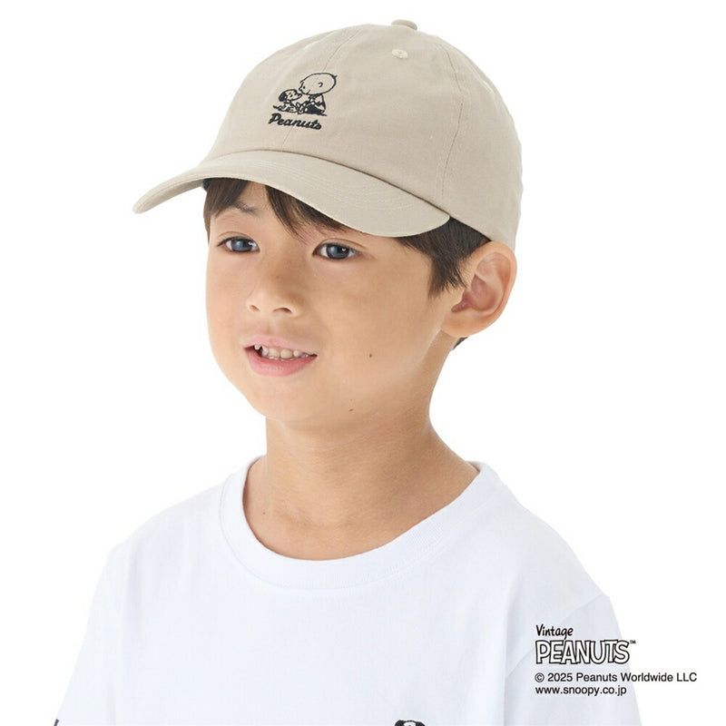 ベストスポーツ LOGOS（ロゴス）製品。LOGOS SNOOPY(PEANUTS 75years) KIDS CAP(ブラック) 37560109