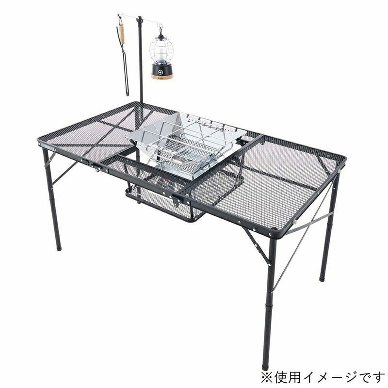ベストスポーツ LOGOS（ロゴス）製品。LOGOS アイアンメッシュ 3FD BBQテーブル 13070-BC 73581002