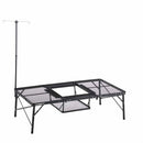 ベストスポーツ LOGOS（ロゴス）製品。LOGOS アイアンメッシュ 3FD BBQテーブル 13070-BC 73581002