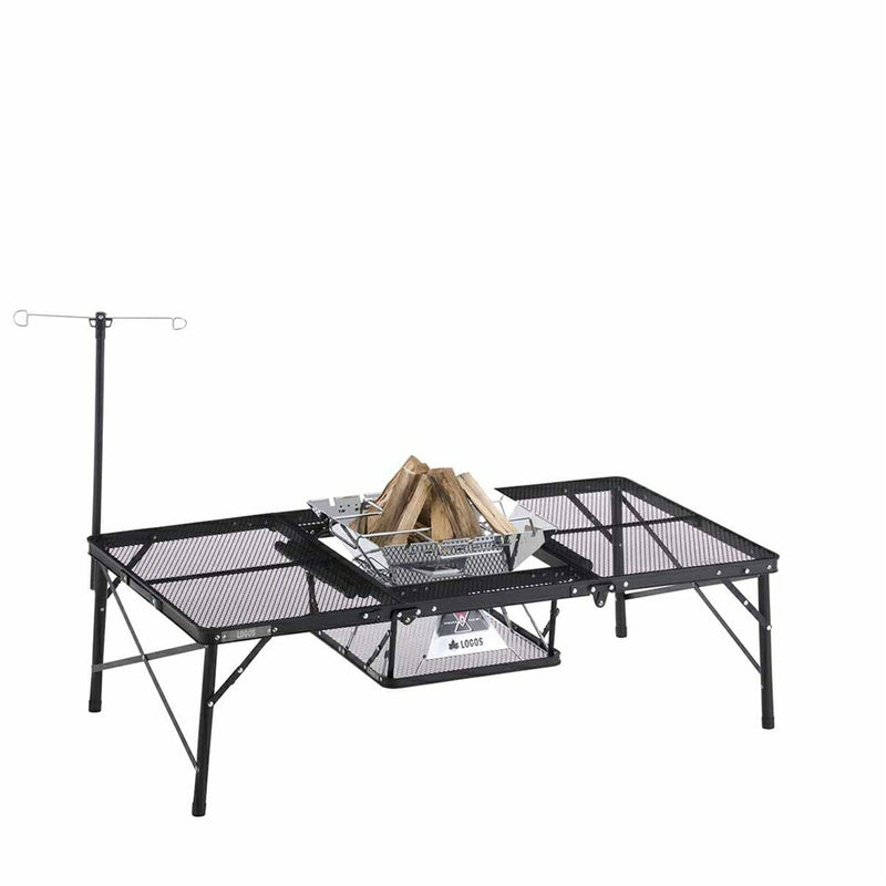 ベストスポーツ LOGOS（ロゴス）製品。LOGOS アイアンメッシュ 3FD BBQテーブル 13070-BC 73581002