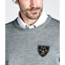 ベストスポーツ Munsingwear（マンシングウェア）製品。Munsingwear SEASON COLLECTION 吸湿発熱ワッペンセーター 24FW MG4FST25M