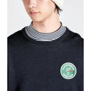 ベストスポーツ Munsingwear（マンシングウェア）製品。Munsingwear SEASON COLLECTION 吸湿発熱ワッペンセーター 24FW MG4FST25M