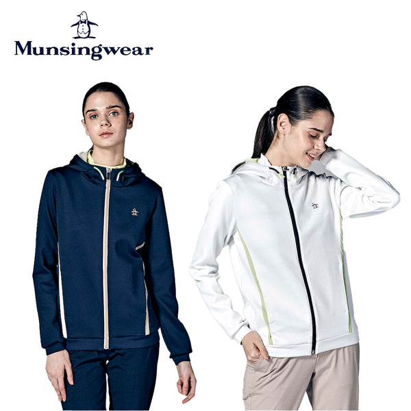 セール品 Munsingwear（マンシングウェア）製品。Munsingwear SEASON COLLECTION 軽量ダンボールニットフーデットカットソー 23FW MGWWJL50
