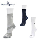 ベストスポーツ Munsingwear（マンシングウェア）製品。Munsingwear ミドル丈 メッシュ編み MoveSox Arch Spiral 25SS MG5SSO09M