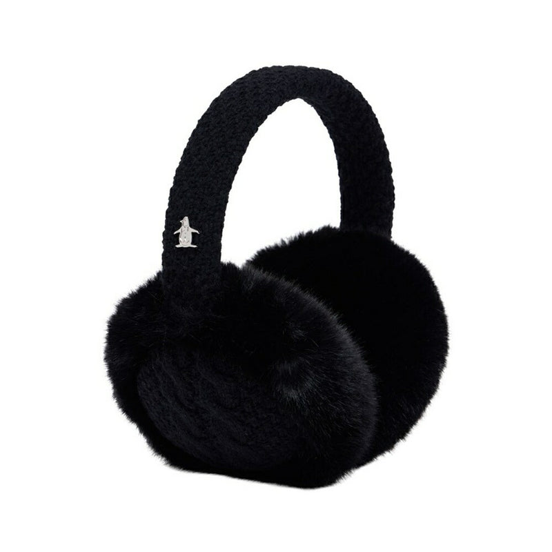 ベストスポーツ Munsingwear（マンシングウェア）製品。Munsingwear フェイクファー＆ニットコンビ イヤーウォーマー 25FW MG5FAZ00L