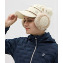 ベストスポーツ Munsingwear（マンシングウェア）製品。Munsingwear フェイクファー＆ニットコンビ イヤーウォーマー 25FW MG5FAZ00L