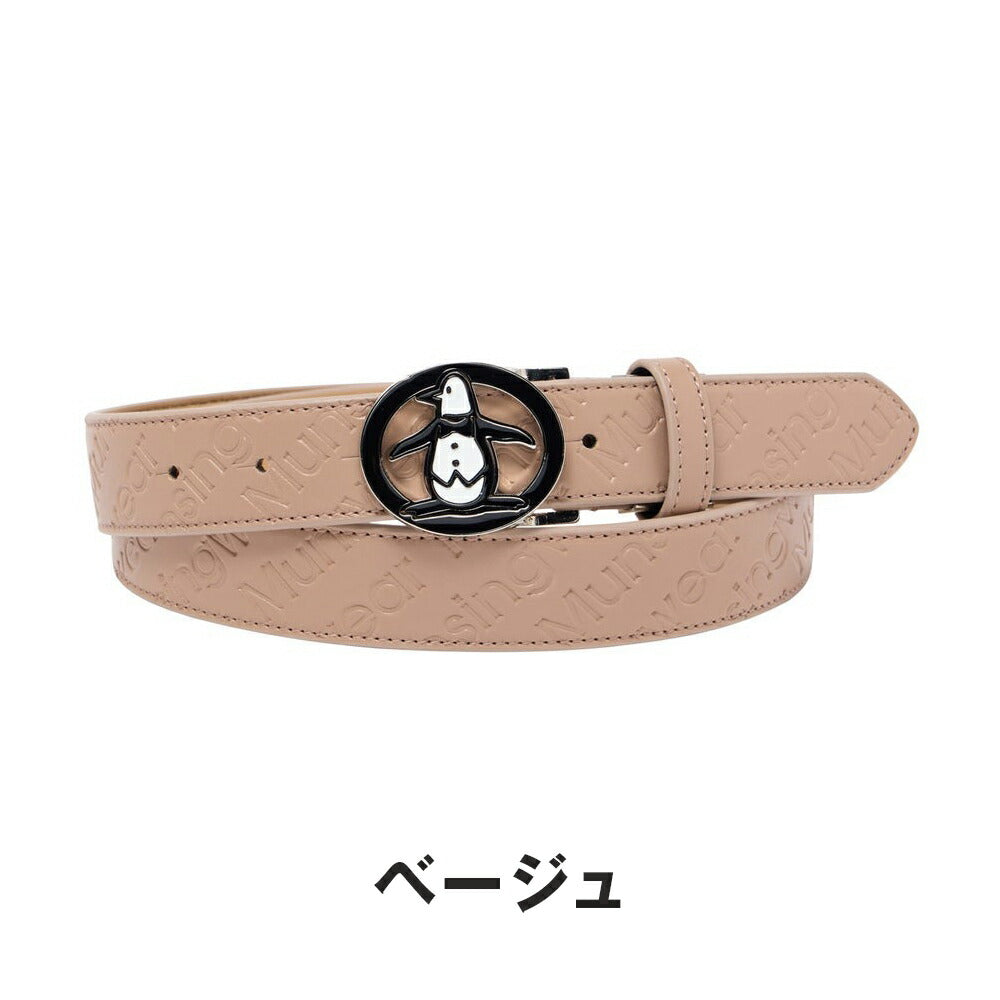 マンシングウェア　ベルト2本セット売り Munsingwear スライドロック ロゴデザインベルト 25FW MG5FBL04M