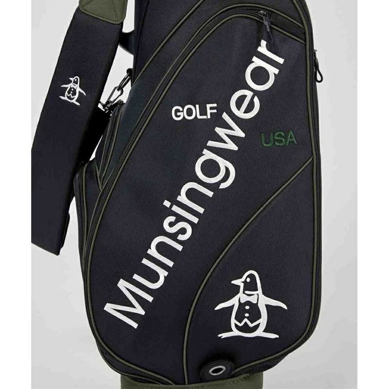 ベストスポーツ Munsingwear（マンシングウェア）製品。Munsingwear 大口径キャディバッグ（ファブリックモデル） 25FW MG5FCB02M
