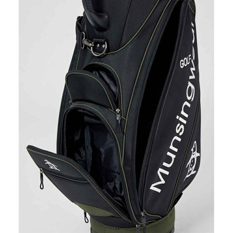 ベストスポーツ Munsingwear（マンシングウェア）製品。Munsingwear 大口径キャディバッグ（ファブリックモデル） 25FW MG5FCB02M