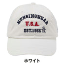 ベストスポーツ Munsingwear（マンシングウェア）製品。Munsingwear コットンツイル ロゴデザインベースボールキャップ 25FW MG5FCP03M