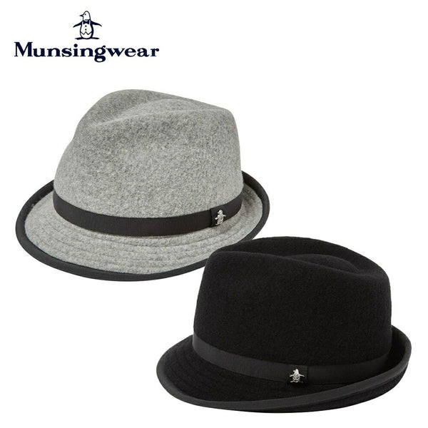 ゴルフ - ヘッドウェア Munsingwear（マンシングウェア）製品。Munsingwear ウール混バスク中折れハット 25FW MG5FCP71M