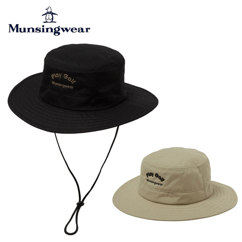 ベストスポーツ Munsingwear（マンシングウェア）製品。Munsingwear はっ水 ツバ広ハット 25FW MG5FCP72U