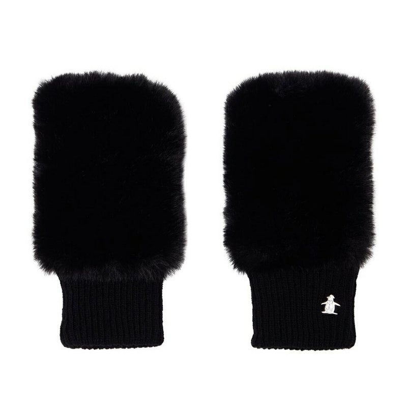 ベストスポーツ Munsingwear フェイクファー＆ニットコンビ ハンドウォーマー 25FW MG5FGV50L