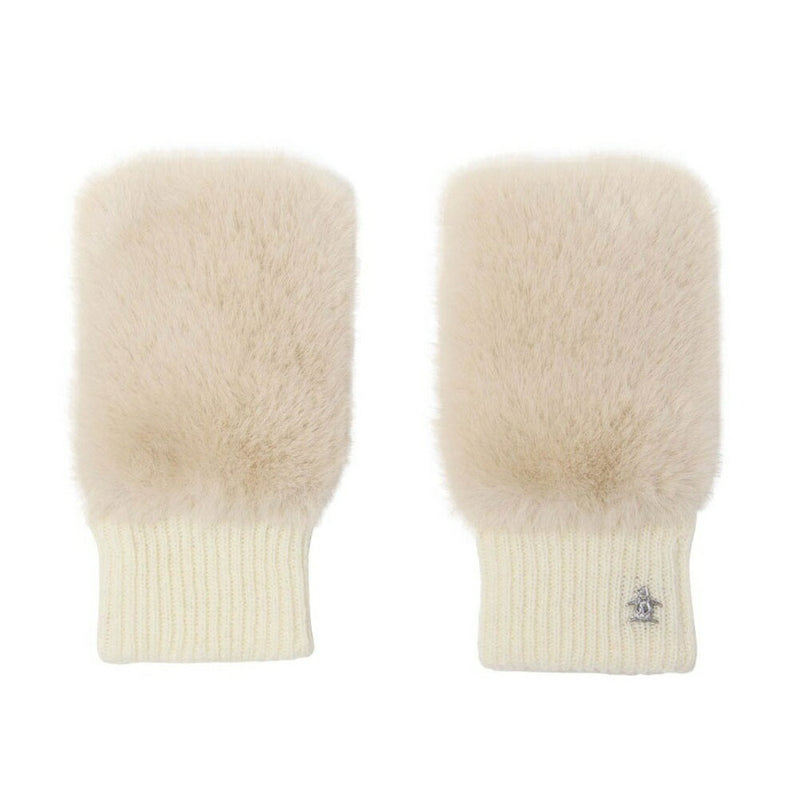 ベストスポーツ Munsingwear フェイクファー＆ニットコンビ ハンドウォーマー 25FW MG5FGV50L