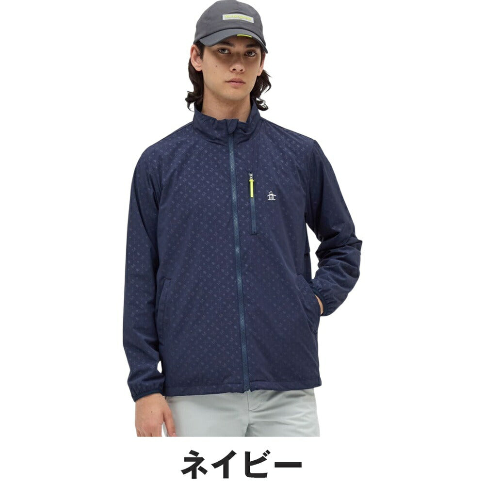 Munsingwear はっ水ストレッチエンボス柄ブルゾン 25FW MG5FJK20M