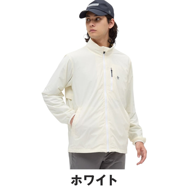 ベストスポーツ Munsingwear（マンシングウェア）製品。Munsingwear はっ水ストレッチエンボス柄ブルゾン 25FW MG5FJK20M
