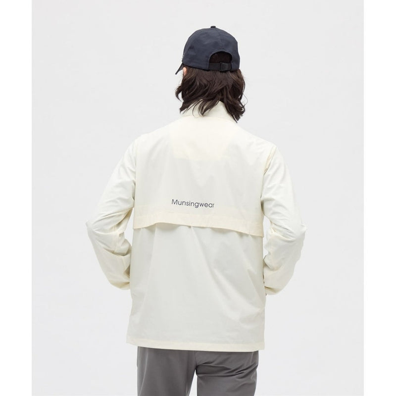 ベストスポーツ Munsingwear（マンシングウェア）製品。Munsingwear はっ水ストレッチエンボス柄ブルゾン 25FW MG5FJK20M