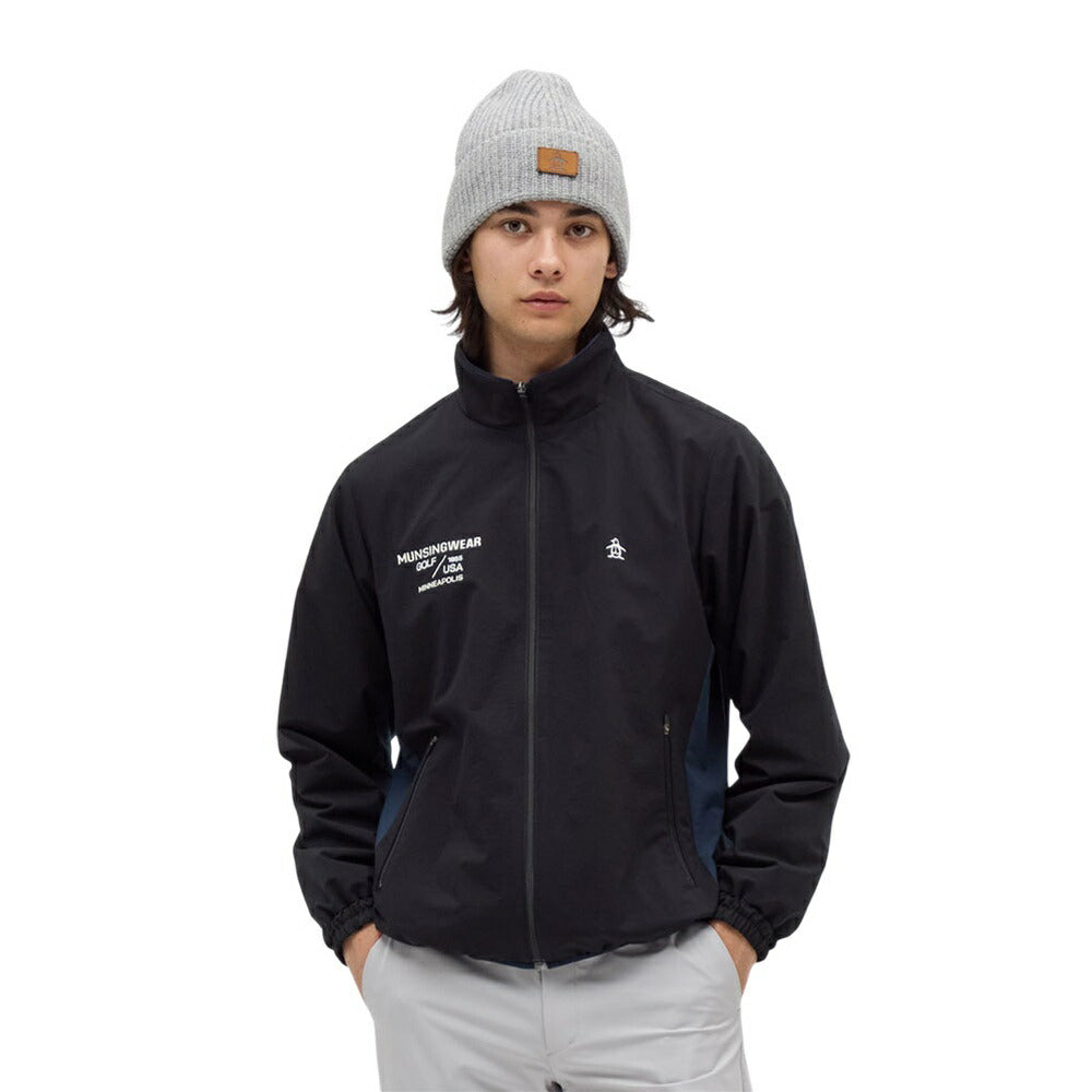 Munsingwear はっ水ストレッチロゴプリントブルゾン 25FW MG5FJK80M