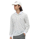 ベストスポーツ Munsingwear ロゴ総柄プリント長袖ポロシャツ 25FW MG5FLS80M