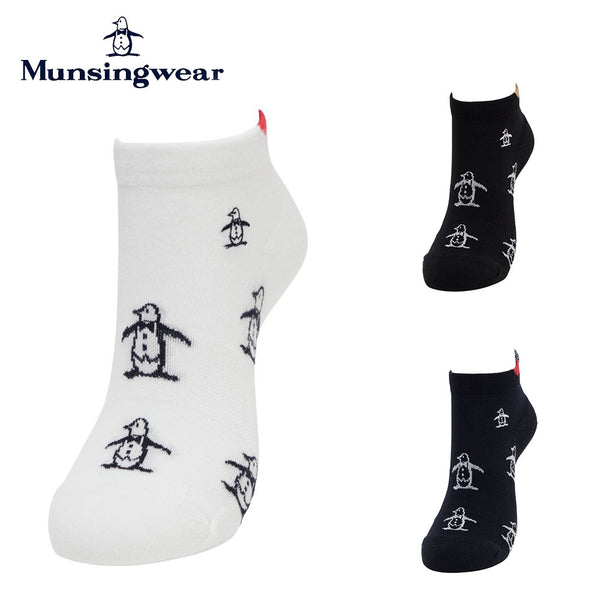 Munsingwear アンクル丈 梵天付きペンギンジャカードソックス