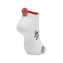 ベストスポーツ Munsingwear（マンシングウェア）製品。Munsingwear アンクル丈 梵天付きペンギンジャカードソックス 25FW MG5FSO02L