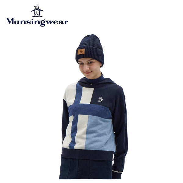 ゴルフ - ウェア - ウィメンズ Munsingwear（マンシングウェア）製品。Munsingwear ライナー付きインターシャセーター 25FW MG5FST21L