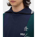 ベストスポーツ Munsingwear（マンシングウェア）製品。Munsingwear 防風裏地付きニットクルーネックセーター 25FW MG5FST21M