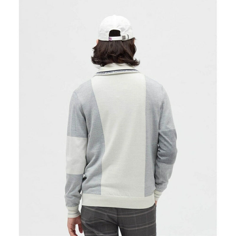 ベストスポーツ Munsingwear（マンシングウェア）製品。Munsingwear 防風裏地付きニットクルーネックセーター 25FW MG5FST21M