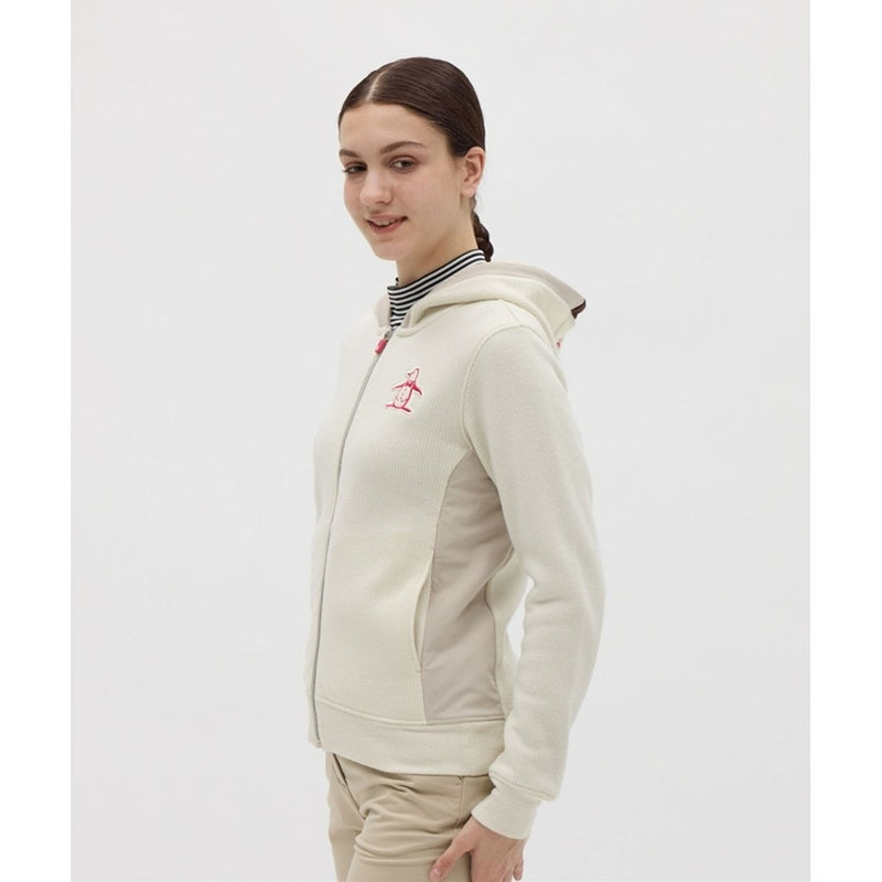 ベストスポーツ Munsingwear（マンシングウェア）製品。Munsingwear 蓄熱保温 親子インレー前開きフーディー 25FW MG5FSW23L