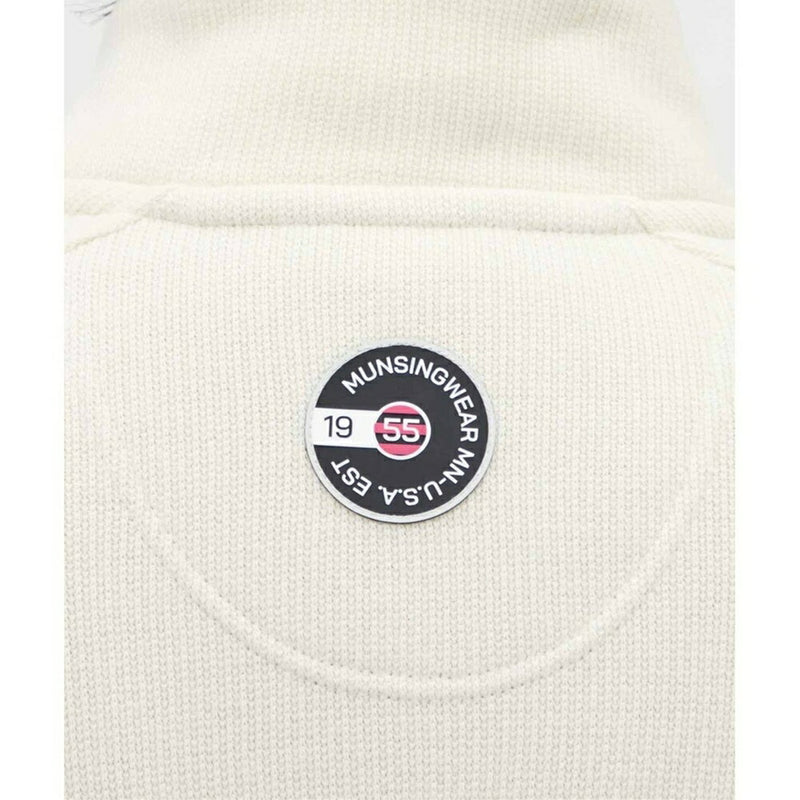 ベストスポーツ Munsingwear（マンシングウェア）製品。Munsingwear 吸湿発熱スタンドカラーフルジップカットソー 25FW MG5FSW23M