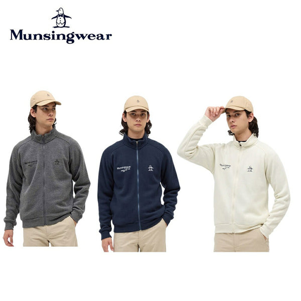Munsingwear（マンシングウェア） Munsingwear（マンシングウェア）製品。Munsingwear 吸湿発熱スタンドカラーフルジップカットソー 25FW MG5FSW23M
