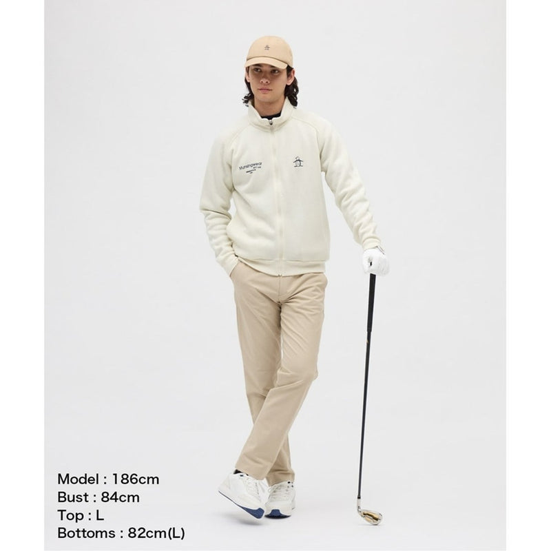 ベストスポーツ Munsingwear（マンシングウェア）製品。Munsingwear 吸湿発熱スタンドカラーフルジップカットソー 25FW MG5FSW23M