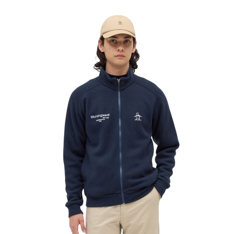 ベストスポーツ Munsingwear 吸湿発熱スタンドカラーフルジップカットソー 25FW MG5FSW23M