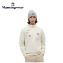 ベストスポーツ Munsingwear（マンシングウェア）製品。Munsingwear 吸湿発熱飛び刺繍ハーフジップカットソー 25FW MG5FSW25M