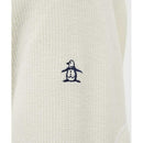 ベストスポーツ Munsingwear（マンシングウェア）製品。Munsingwear 吸湿発熱飛び刺繍ハーフジップカットソー 25FW MG5FSW25M