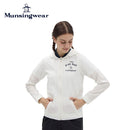 ベストスポーツ Munsingwear（マンシングウェア）製品。Munsingwear ストレッチブロック柄長袖前開きフーディ 25FW MG5FSW53L