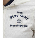 ベストスポーツ Munsingwear（マンシングウェア）製品。Munsingwear ストレッチブロック柄長袖前開きフーディ 25FW MG5FSW53L