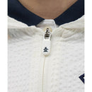 ベストスポーツ Munsingwear（マンシングウェア）製品。Munsingwear ストレッチブロック柄長袖前開きフーディ 25FW MG5FSW53L