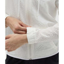 ベストスポーツ Munsingwear（マンシングウェア）製品。Munsingwear ストレッチブロック柄長袖前開きフーディ 25FW MG5FSW53L