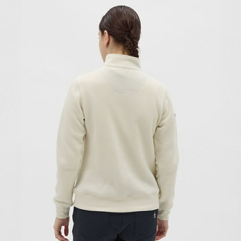 ベストスポーツ Munsingwear（マンシングウェア）製品。Munsingwear 吸湿発熱スタンドカラーハーフジップカットソー 25FW MG5FSW81L